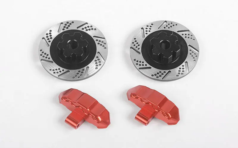 Rc4wd Baer Brake Systems Rotors And Caliper Set For Traxxas Udr 1