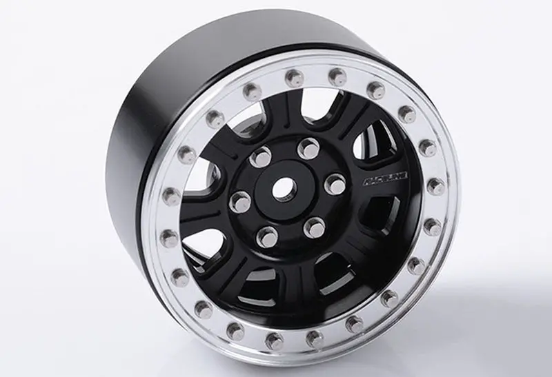 Rc4wd Raceline Monster 1.9" Beadlock Wheels (Black/Silver) 1