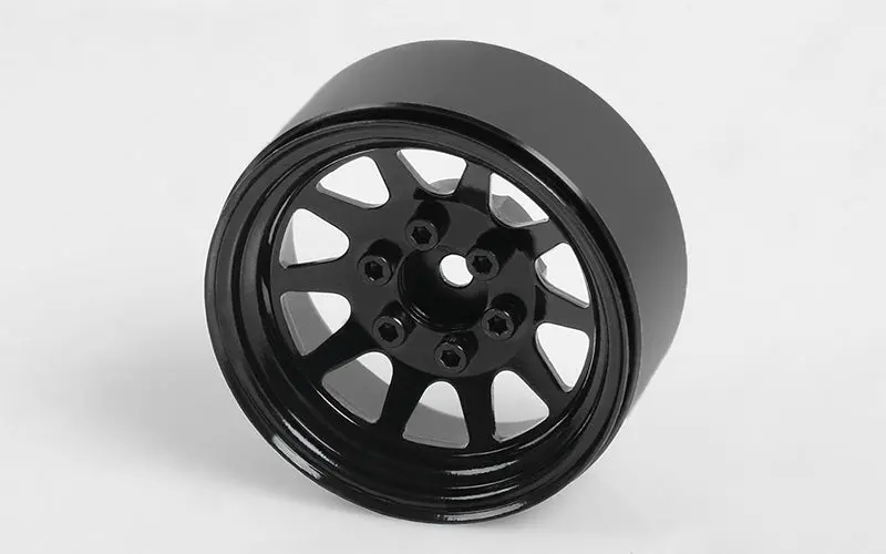 Oem Stamped Steel 1.9" Beadlock Wheels (Black) 1