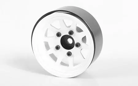 Oem Stamped Steel 1.55" Beadlock Wheels (White) 1