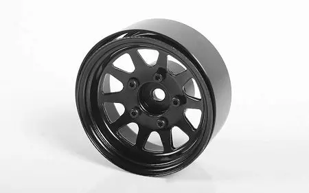 Oem Stamped Steel 1.55" Beadlock Wheels (Black) 1