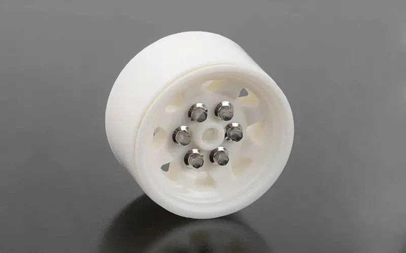 Oem Plastic 0.7" Beadlock Wheels (White) 1