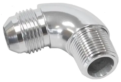 Af522-08S 90-Degree Npt-To-An Full-Flow Adapter (3/8" To -8An) 1
