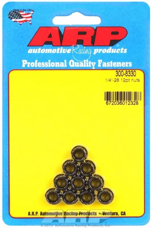 Ar300-8330 12-Point Chrome-Moly Black Oxide Lock Nut 1