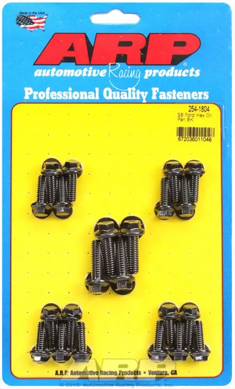 Arp High-Strength Oil Pan Bolt Kit – Chromoly Fasteners With Thread Sealant (254-1804) 1