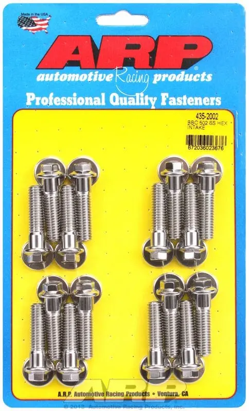 Stainless Steel Hex Head Intake Manifold Bolt Kit Ar435-2002 1