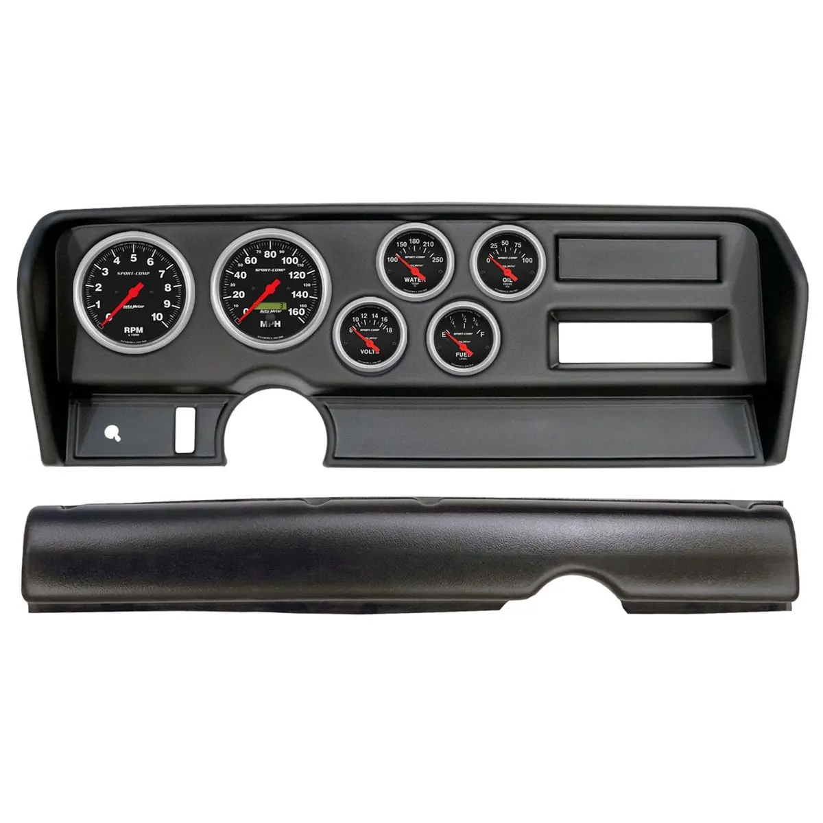Autometer 2914-11 Sport-Comp Instrument Cluster With Analog Dials 1