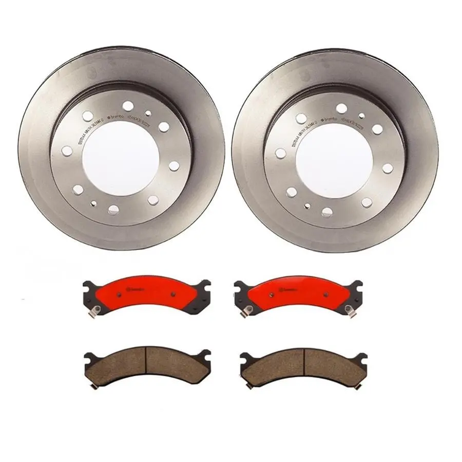 Brembo Kt00771 Performance Brake Kit: Semi-Metallic Pads & Slotted Rotors 1