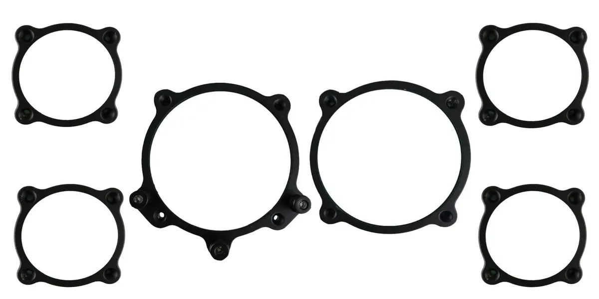 Classic Instruments Moal Bomber Series Gauge Bezels – Matte Black Finish (Bzma6Gs) 1