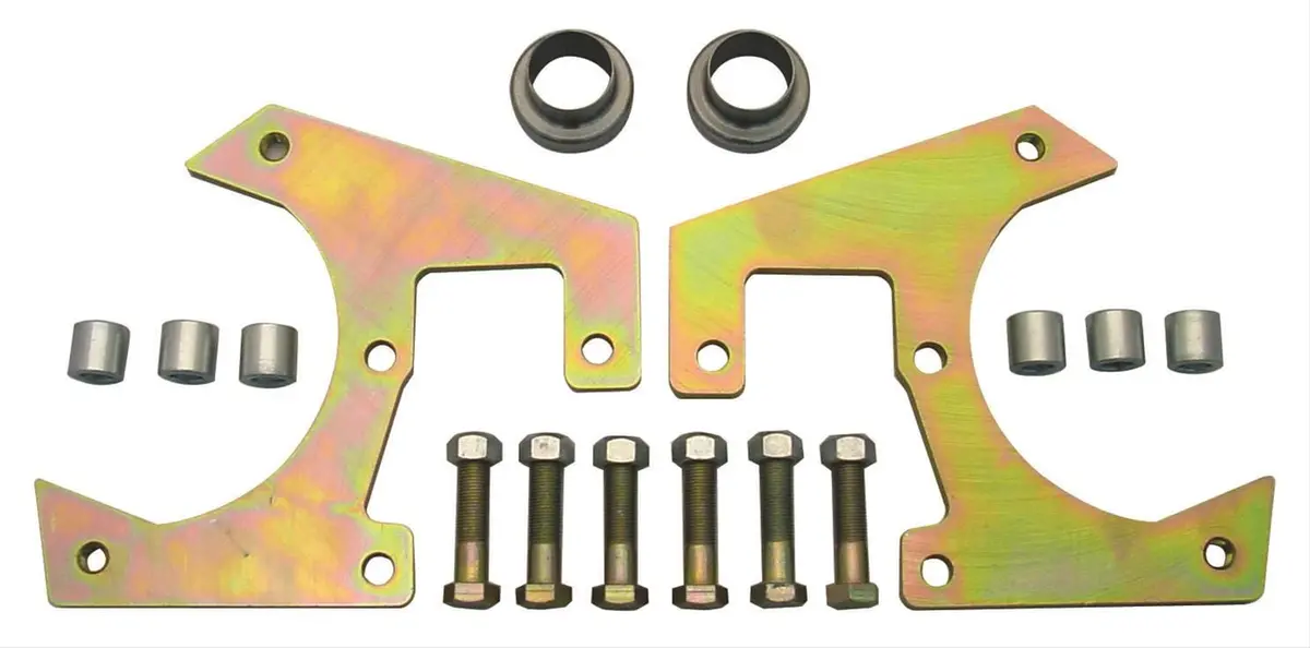 Classic Performance Brake Caliper Mounting Brackets – Adjustable 5.5" Drop 5764Dbk-5.5 1