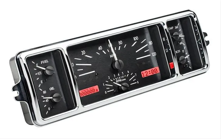Dakota Digital Vhx-39C-K-B Direct-Fit Analog Gauge System With Modern Electronics 1