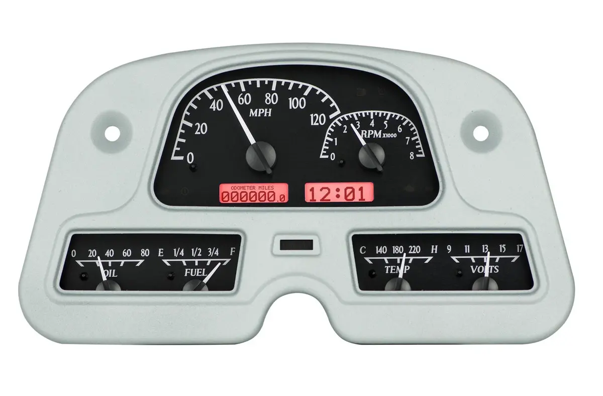 Dakota Digital Vhx-62T-Fj-K-R Direct-Fit Analog Gauge System 1