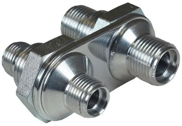 Streamline O-Ring Bulkhead Fitting – 2-Way -6 & -8 An, Va382680-Mba 1
