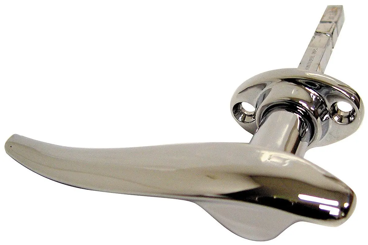 Vintique Stainless Steel Left-Side Exterior Door Handle – Polished Finish 1